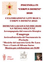 S.S. MESSA SOLENNE 22 GIUGNO ORE 10:00 IN CONGREGA...